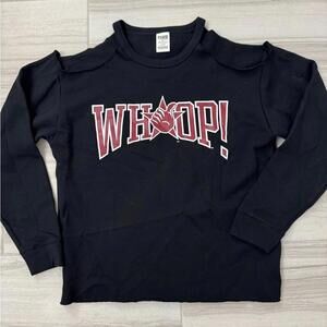 PINK by Victorias Secret Cold Shoulder Aggie Texas A&M Sweatshirt hoodie Small S